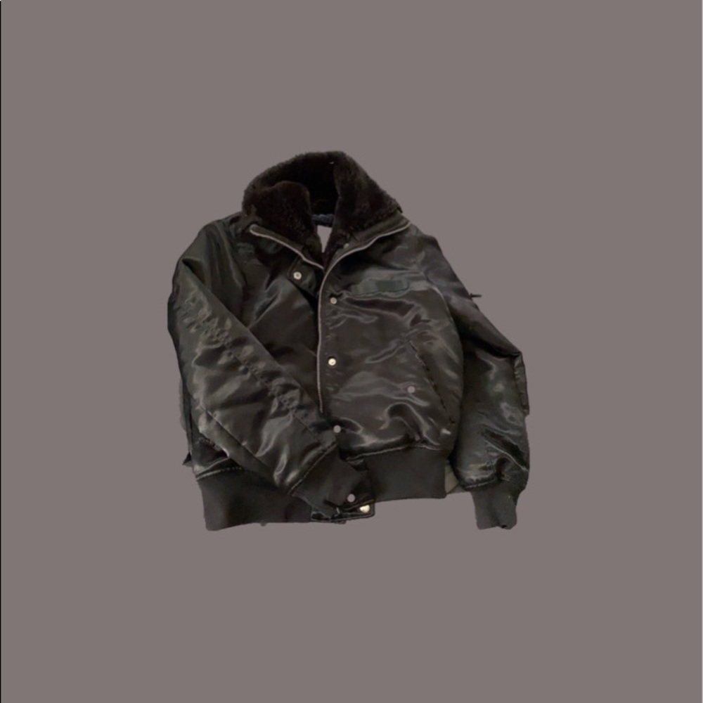 GAP fur-lined bomber jacket ladies XS